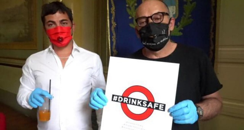 Drinksafe: La mascherina per bere cocktail in sicurezza